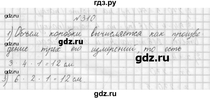 ГДЗ по математике 4 класс Аргинская   упражнение - 310, Решебник №1
