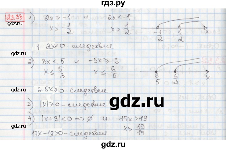 ГДЗ по алгебре 8 класс Мерзляк  Углубленный уровень § 23 - 23.33, Решебник №1