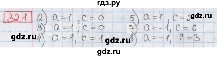 ГДЗ по алгебре 8 класс Мерзляк  Углубленный уровень § 32 - 32.1, Решебник №1