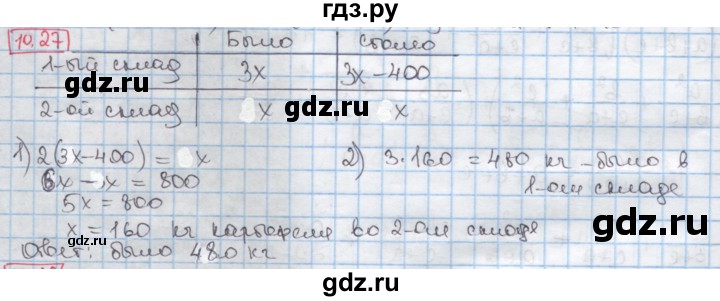 ГДЗ по алгебре 8 класс Мерзляк  Углубленный уровень § 10 - 10.27, Решебник №1