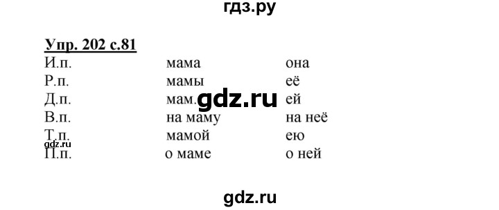 ГДЗ по русскому языку 3 класс Соловейчик упражнение - 202, Решебник №1 2015