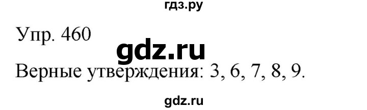 ГДЗ по русскому языку 6 класс Рыбченкова часть 2 - 460, Решебник к учебнику 2021