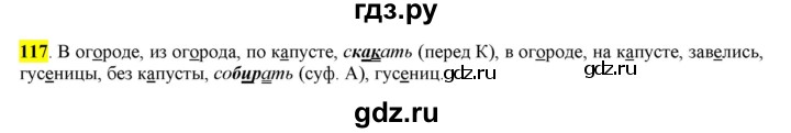 ГДЗ по русскому языку 6 класс Рыбченкова часть 1 - 117, Решебник к учебнику 2016