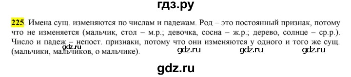 ГДЗ по русскому языку 6 класс Рыбченкова часть 1 - 225, Решебник к учебнику 2016
