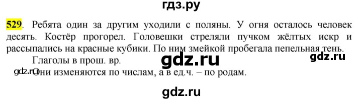 ГДЗ по русскому языку 6 класс Рыбченкова часть 2 - 529, Решебник к учебнику 2016