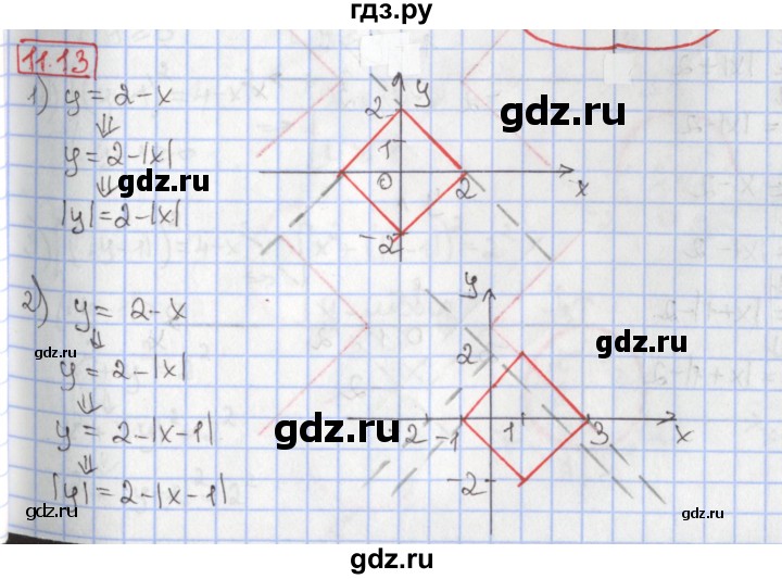 ГДЗ по алгебре 9 класс Мерзляк  Углубленный уровень § 11 - 11.13, Решебник к учебнику 2017