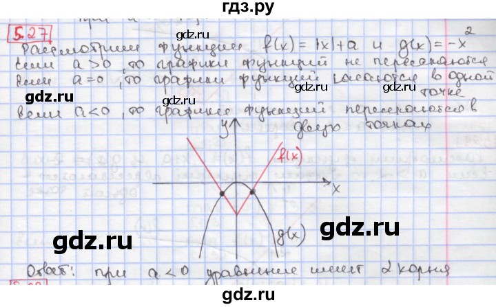 ГДЗ по алгебре 9 класс Мерзляк  Углубленный уровень § 5 - 5.27, Решебник к учебнику 2020
