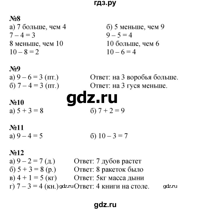 ГДЗ по математике 1 класс Петерсон рабочая тетрадь Углубленный уровень часть 3. страница - 56, Решебник 2023