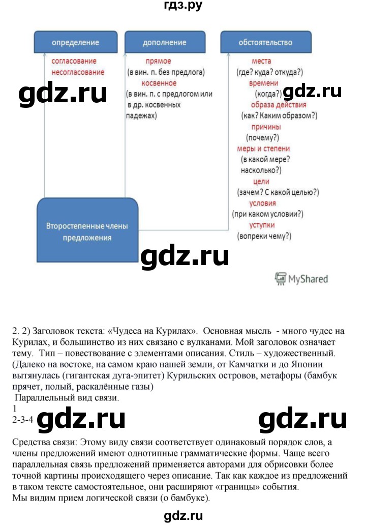 ГДЗ по русскому языку 8 класс Быстрова   часть 1 / проверяем себя. страница - 243, Решебник к учебнику 2016