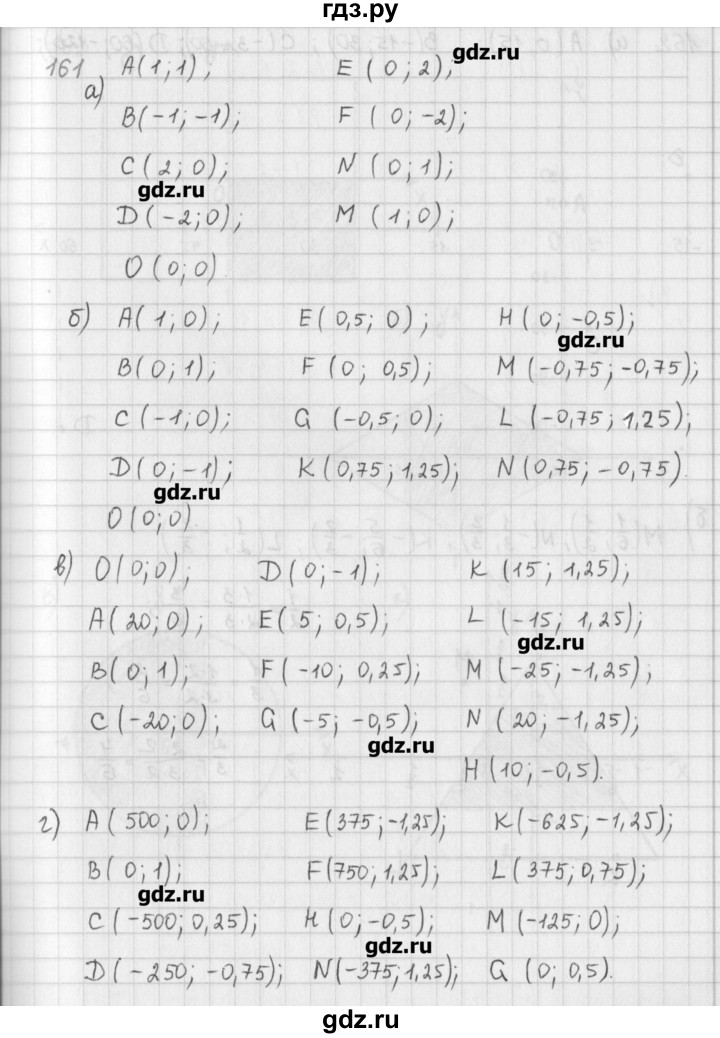 ГДЗ по математике 6 класс Гамбарин сборник задач и упражнений   упражнение - 161, Решебник