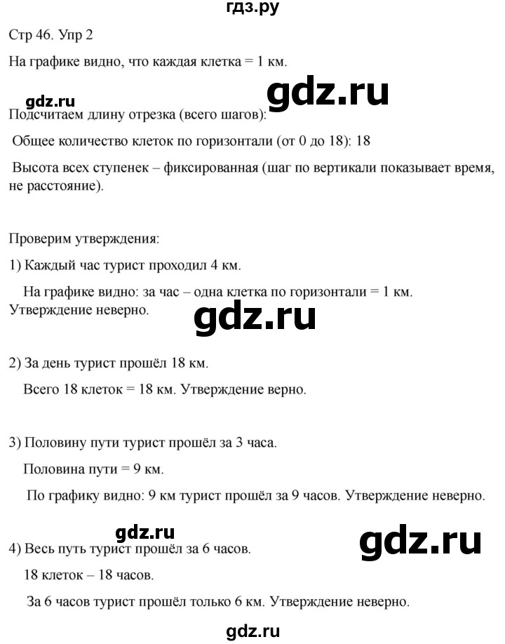 ГДЗ по математике 2 класс Башмаков часть 2. страница - 46, Решебник 2023
