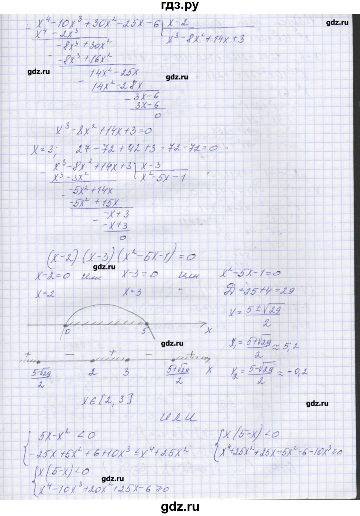 ГДЗ по алгебре 7‐9 класс Мордкович контрольные работы Углубленный уровень 9 класс / КР-2. вариант - 1, Решебник №1