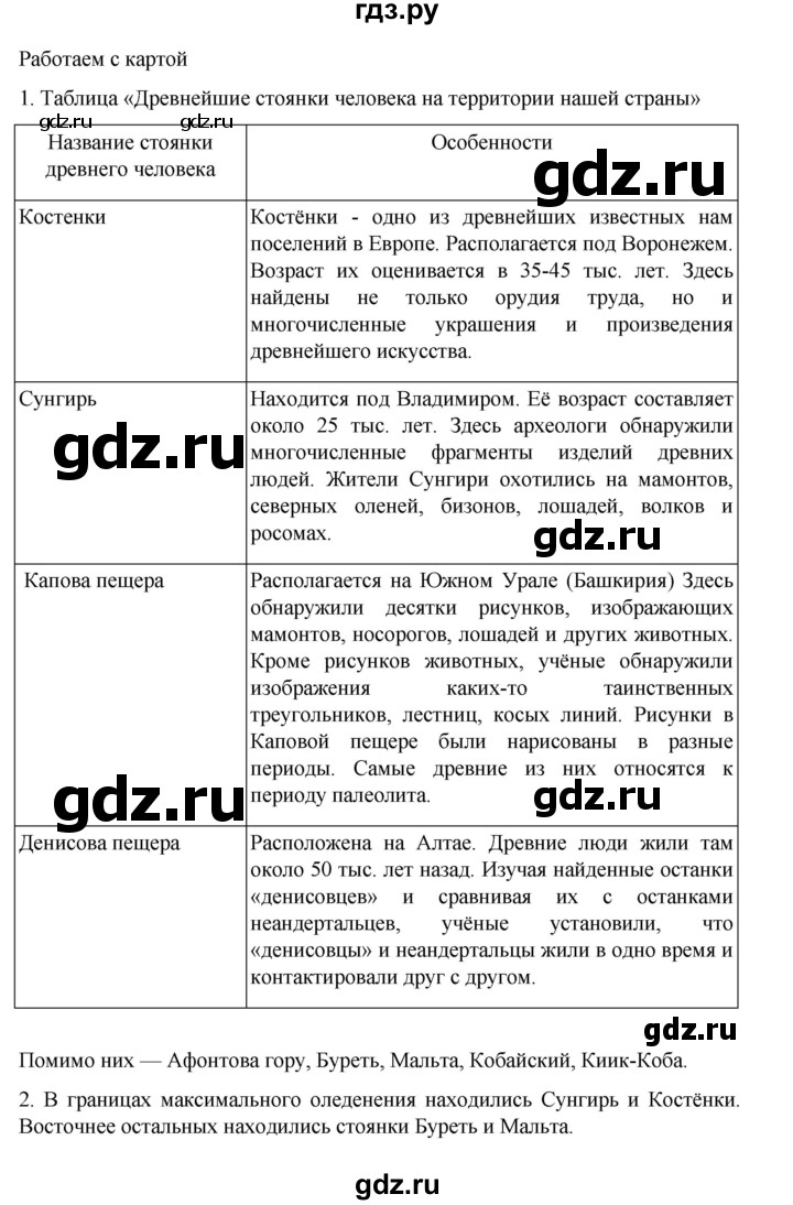 ГДЗ по истории 6 класс Арсентьев История России  часть 1. страница - 14, Решебник к учебнику 2023