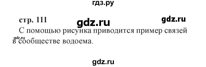 ГДЗ по окружающему миру 3 класс Плешаков часть 1. страница - 111, Решебник №2 2017