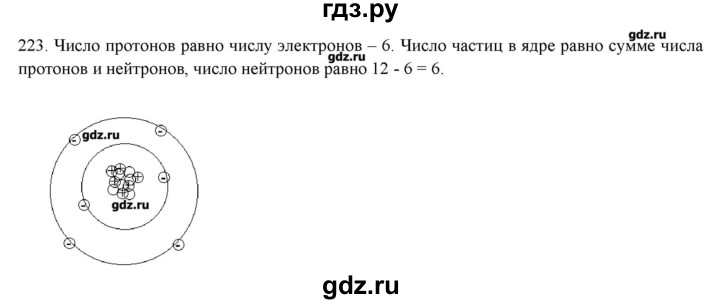 ГДЗ по физике 8 класс Пурышева рабочая тетрадь  упражнение - 223, Решебник