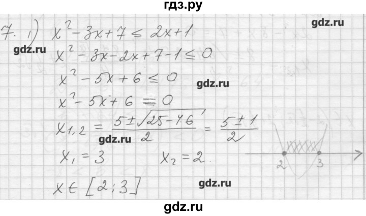 ГДЗ по алгебре 8 класс Ткачева дидактические материалы  § 41 - 7, Решебник №1