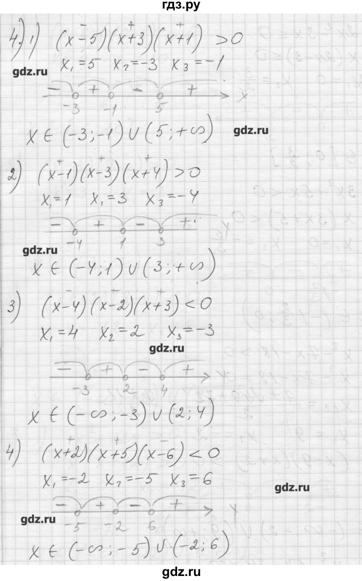 ГДЗ по алгебре 8 класс Ткачева дидактические материалы  § 42 - 4, Решебник №1