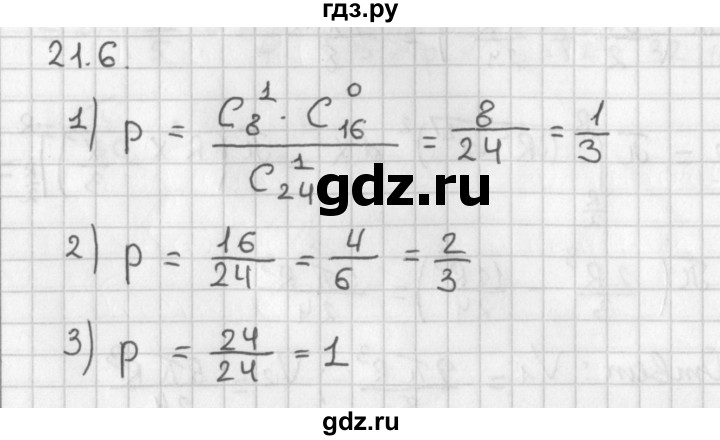 ГДЗ по алгебре 11 класс Мерзляк  Базовый уровень § 21 - 21.6, Решебник к учебнику 2014