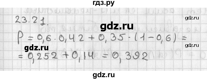 ГДЗ по алгебре 11 класс Мерзляк  Базовый уровень § 23 - 23.21, Решебник к учебнику 2014