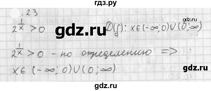 ГДЗ по алгебре 11 класс Мерзляк  Базовый уровень § 1 - 1.23, Решебник к учебнику 2021