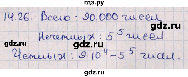 ГДЗ по алгебре 11 класс Мерзляк  Базовый уровень § 14 - 14.26, Решебник к учебнику 2021
