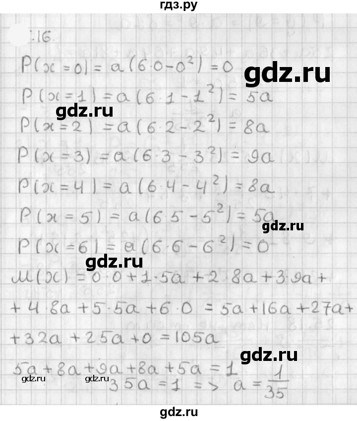 ГДЗ по алгебре 11 класс Мерзляк  Базовый уровень § 20 - 20.16, Решебник к учебнику 2021