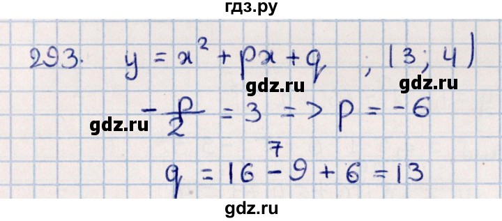 ГДЗ по алгебре 11 класс Мерзляк  Базовый уровень упражнения для повторения курса алгебры - 293, Решебник к учебнику 2021