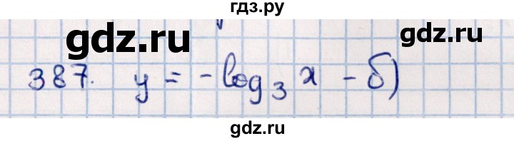 ГДЗ по алгебре 11 класс Мерзляк  Базовый уровень упражнения для повторения курса алгебры - 387, Решебник к учебнику 2021