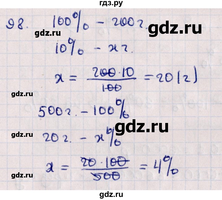 ГДЗ по алгебре 11 класс Мерзляк  Базовый уровень упражнения для повторения курса алгебры - 98, Решебник к учебнику 2021