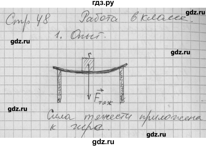 ГДЗ по физике 7 класс Минькова рабочая тетрадь  урок - 21, Решебник №1