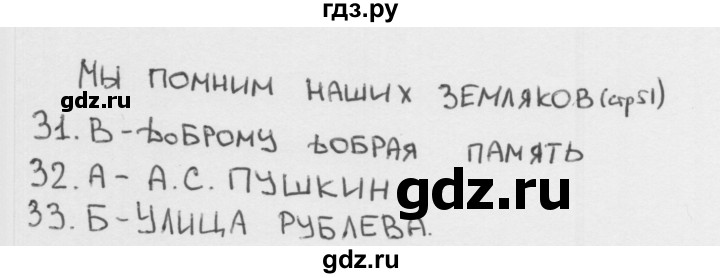 ГДЗ по окружающему миру 1 класс Плешаков тесты страница - 51, Решебник 2018