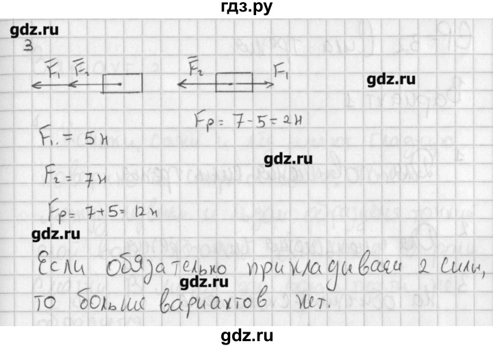 ГДЗ по физике 7 класс Марон самостоятельные и контрольные работы  самостоятельная работа / СР-31. вариант - 2, Решебник №1