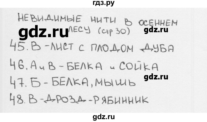 ГДЗ по окружающему миру 2 класс Плешаков тесты страница - 30, Решебник 2018