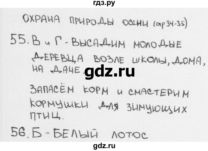 ГДЗ по окружающему миру 2 класс Плешаков тесты страница - 34, Решебник 2018