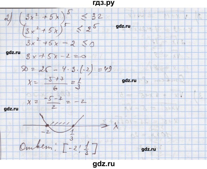 ГДЗ по алгебре 9 класс Ткачева дидактические материалы  § 16 - 9, Решебник
