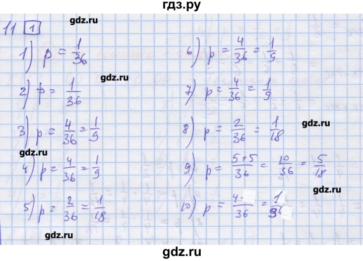 ГДЗ по алгебре 9 класс Ткачева дидактические материалы  § 23 - 11, Решебник