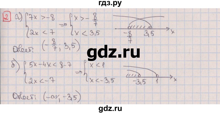 ГДЗ по алгебре 9 класс Потапов дидактические материалы  контрольные работы / КР-1 / вариант 4 - 2, Решебник