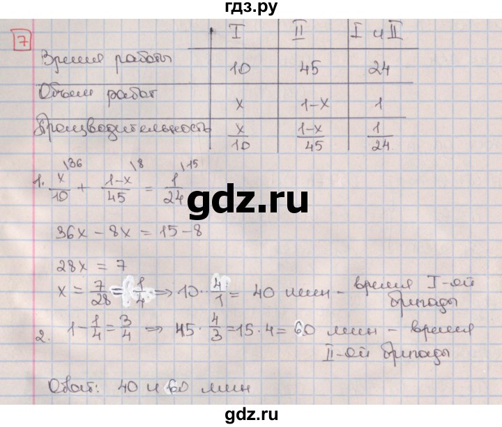 ГДЗ по алгебре 9 класс Потапов дидактические материалы  контрольные работы / КР-4 / вариант 2 - 7, Решебник