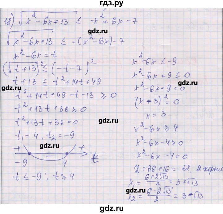 ГДЗ по алгебре 10 класс Шабунин дидактические материалы Базовый и углубленный уровень глава 2 / § 10 / вариант 2 - 18, Решебник