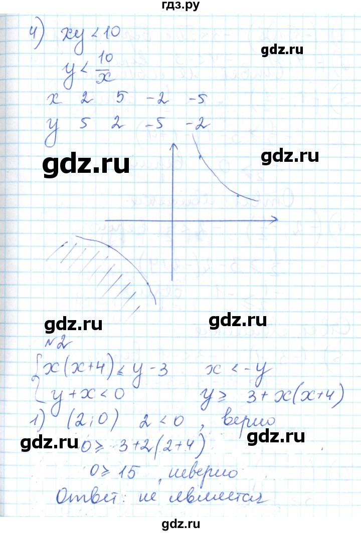ГДЗ по алгебре 9 класс Мартышова контрольно-измерительные материалы  контрольные работы / КР-6. вариант - 1, Решебник