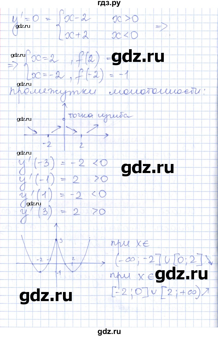 ГДЗ по алгебре 10 класс Рурукин контрольно-измерительные материалы  контрольные работы / КР-1. вариант - 2, Решебник