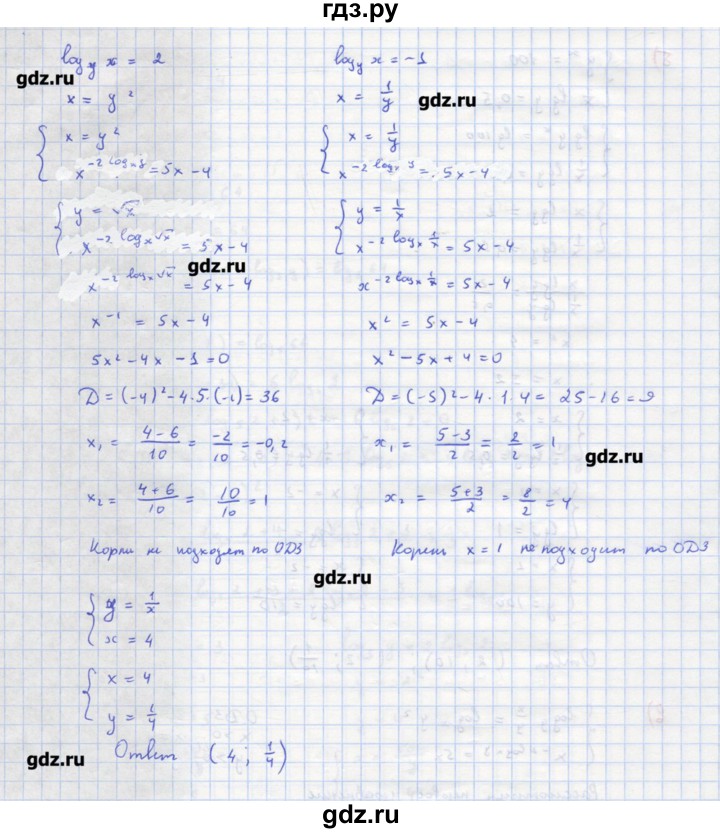ГДЗ по алгебре 10‐11 класс Ершова самостоятельные и контрольные работы   самостоятельные работы / С-33. вариант - 2, Решебник