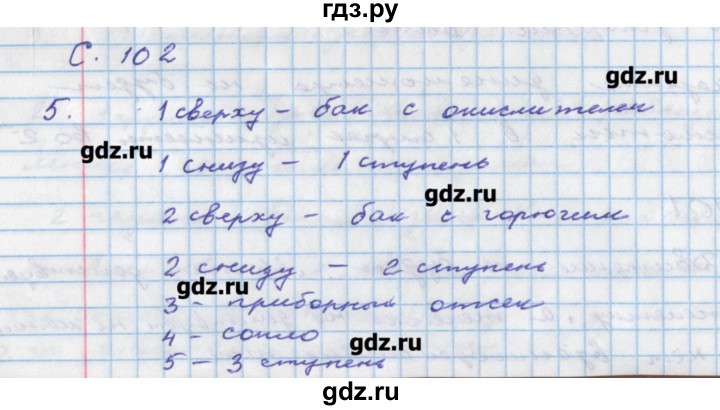 ГДЗ по физике 8 класс Артеменков тетрадь-тренажёр  страница - 102, Решебник