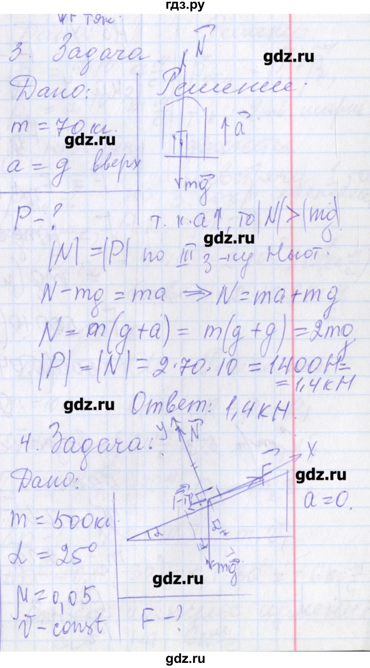 ГДЗ по физике 10 класс Касьянов рабочая тетрадь  Базовый уровень параграф - 21, Решебник