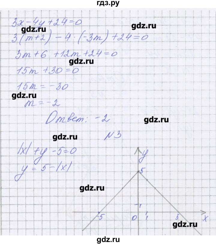 ГДЗ по алгебре 7 класс Александрова самостоятельные работы  Углубленный уровень С-11. вариант - 2, Решебник