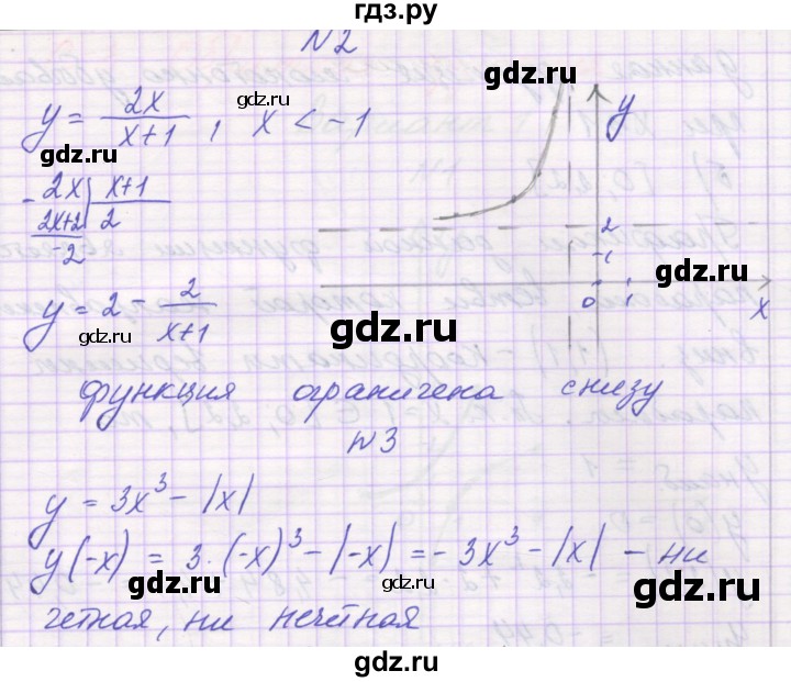 ГДЗ по алгебре 10 класс Александрова самостоятельные работы  Базовый уровень С-2. вариант - 3, Решебник