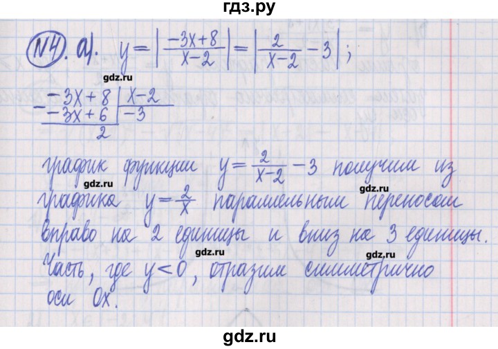 ГДЗ по алгебре 8 класс Потапов дидактические материалы   самостоятельные работы / С-20 / вариант 4 - 4, Решебник №1