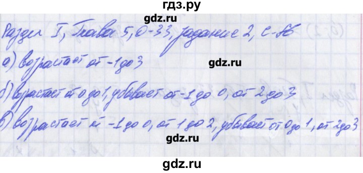 ГДЗ по алгебре 8 класс Евстафьева дидактические материалы   обучающие работы / О-33 - 2, Решебник