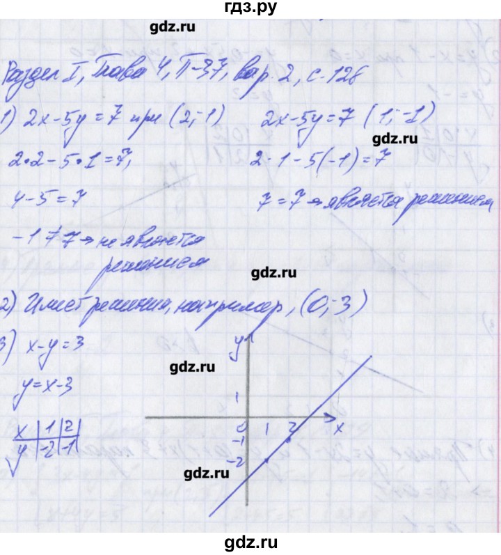 ГДЗ по алгебре 8 класс Евстафьева дидактические материалы   проверочные работы / П-37 - 2, Решебник