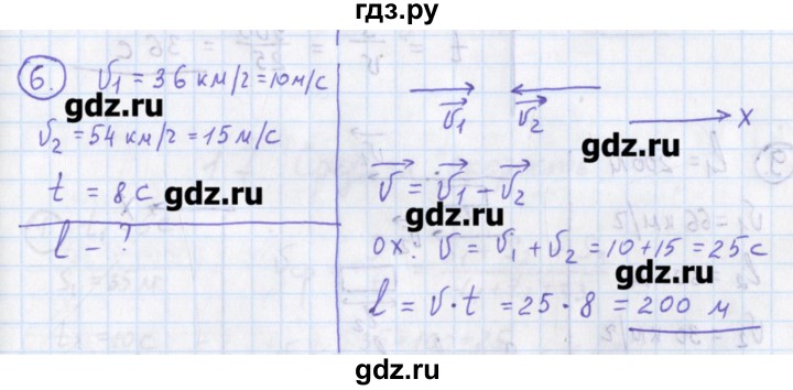 ГДЗ по физике 10‐11 класс Громцева сборник задач  глава 1 / параграф 6 - 6, Решебник